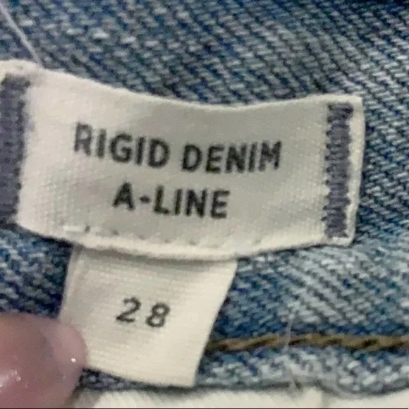 Madewell Rigid Denim A-Line Mini Skirt - Picture 6 of 6